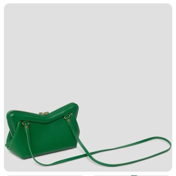 Mansur Gavriel Mini M Frame Convertible Crossbody Bag NWT Grass Green - Picture 2 of 15